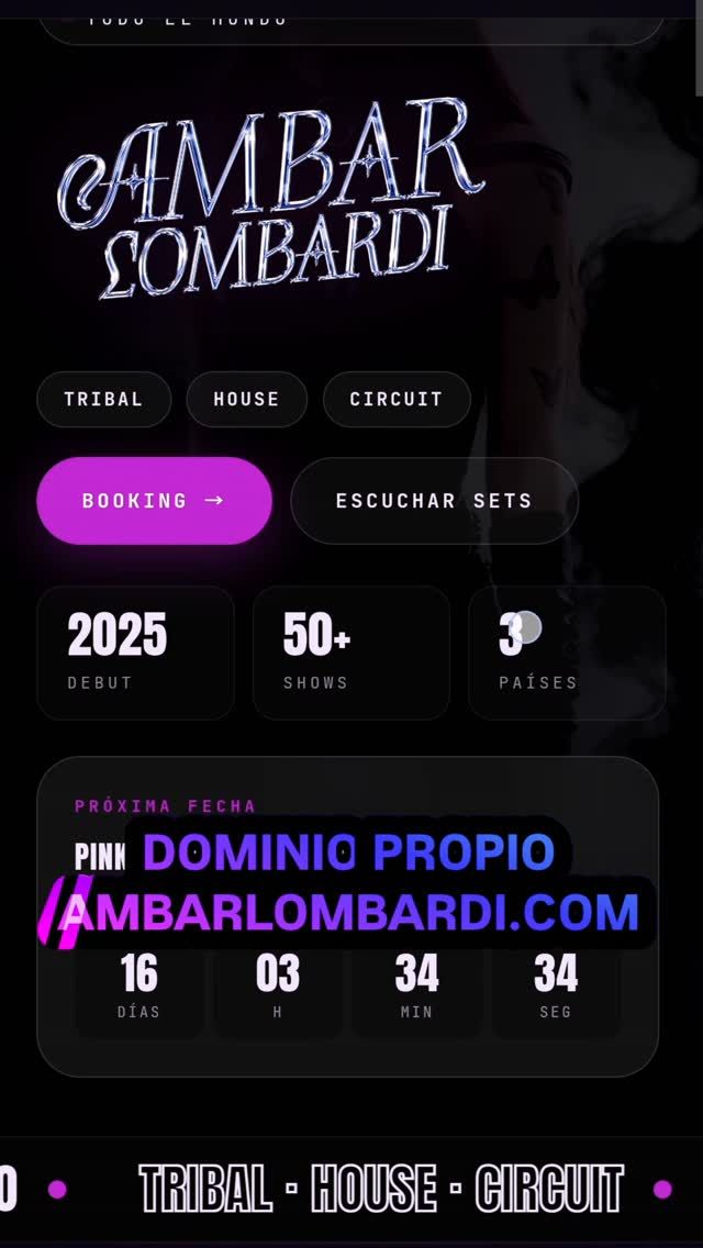 Flyer Ámbar Lombardi